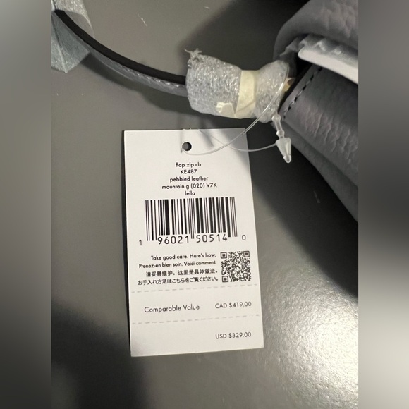 KATE SPADE Crossbody Purse Mountain Grey - Picture 3 of 14